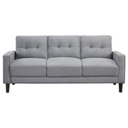 Bowen Upholstered Track Arm Tufted Sofa Grey - detail 3