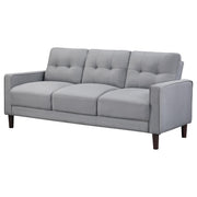 Bowen Upholstered Track Arm Tufted Sofa Grey - detail 4