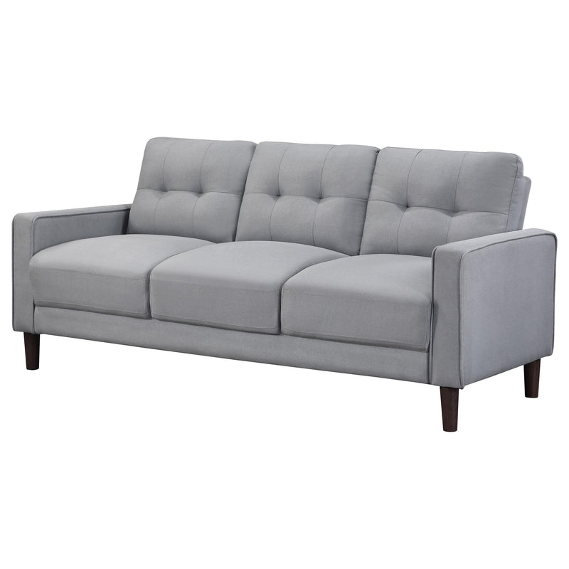 Bowen Upholstered Track Arm Tufted Sofa Grey - detail 4