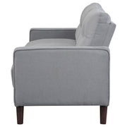 Bowen Upholstered Track Arm Tufted Sofa Grey - detail 5