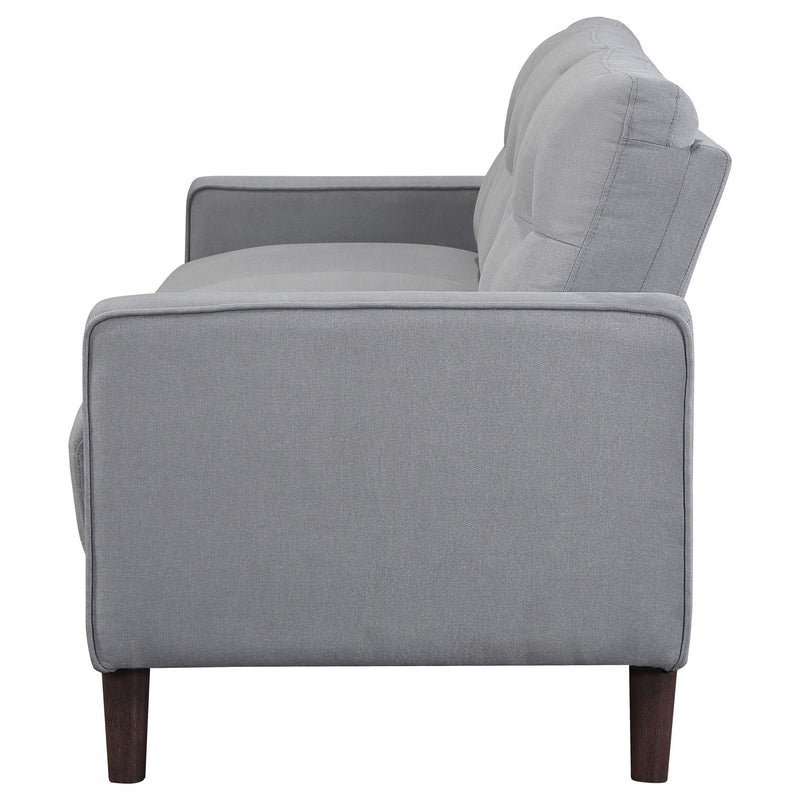 Bowen Upholstered Track Arm Tufted Sofa Grey - detail 5