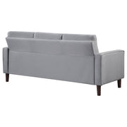 Bowen Upholstered Track Arm Tufted Sofa Grey - detail 7