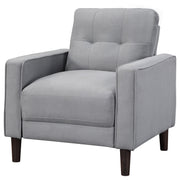 Bowen Upholstered Track Arm Tufted Accent Chair Grey - detail 4