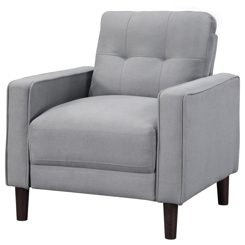 Bowen Upholstered Track Arm Tufted Accent Chair Grey - detail 4