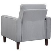 Bowen Upholstered Track Arm Tufted Accent Chair Grey - detail 6