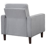 Bowen Upholstered Track Arm Tufted Accent Chair Grey - detail 7