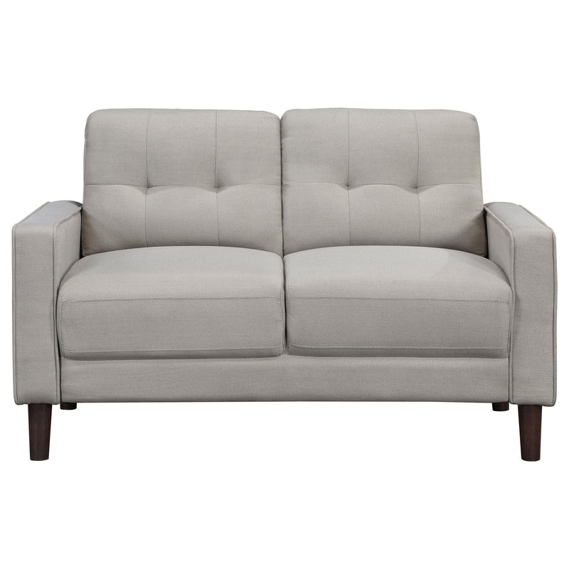 Bowen Upholstered Track Arm Tufted Loveseat Beige - detail 3