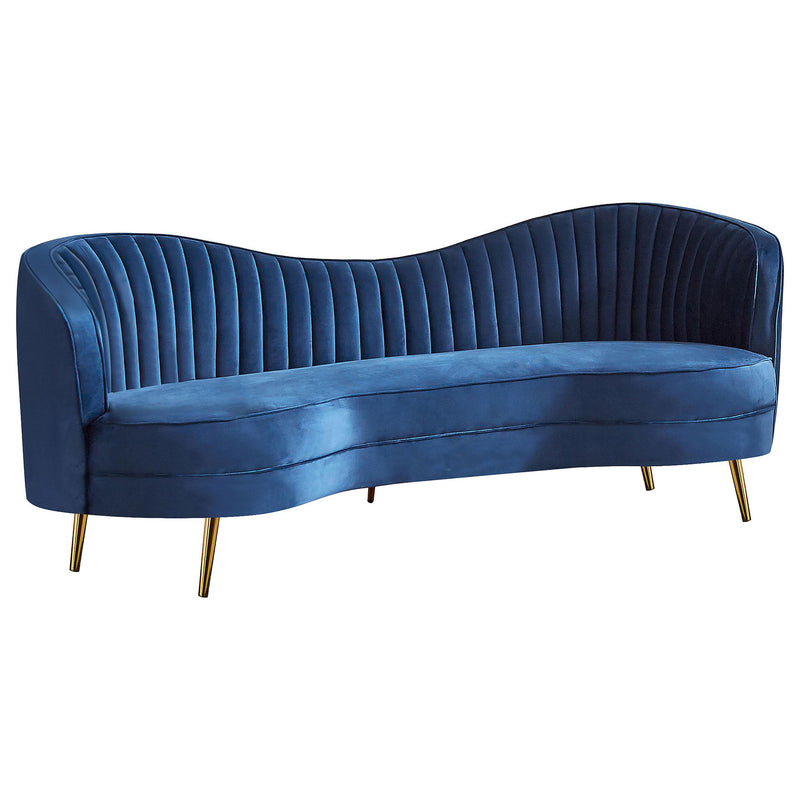 Sophia Upholstered Channel Tufted Sofa