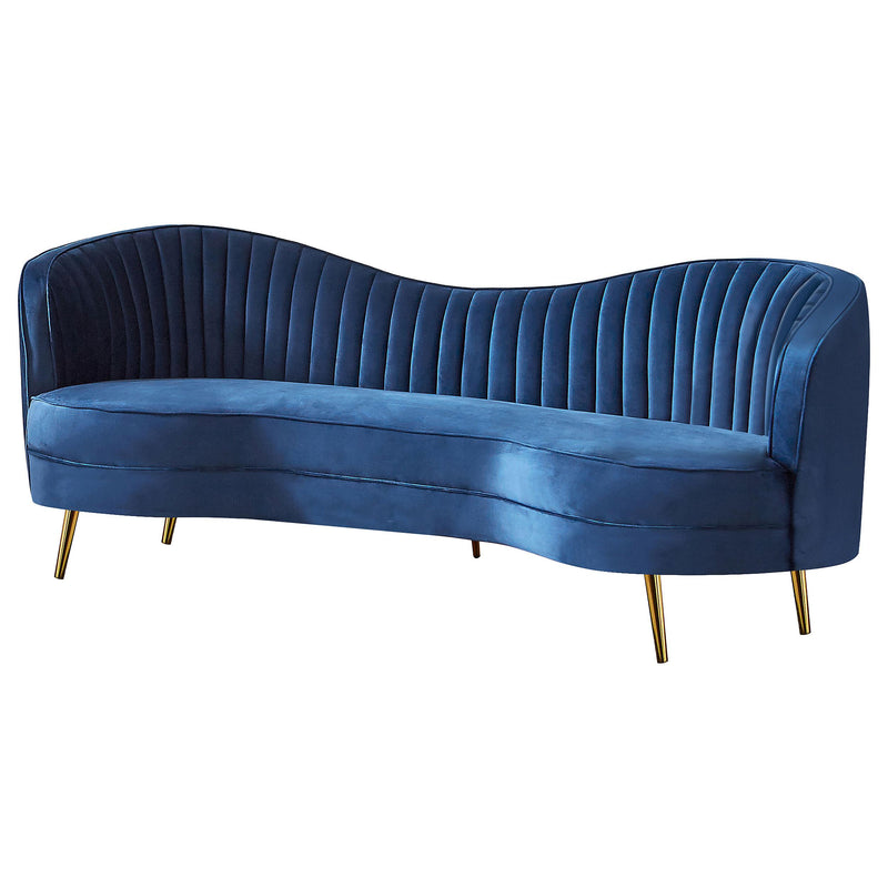Sophia Upholstered Channel Tufted Sofa