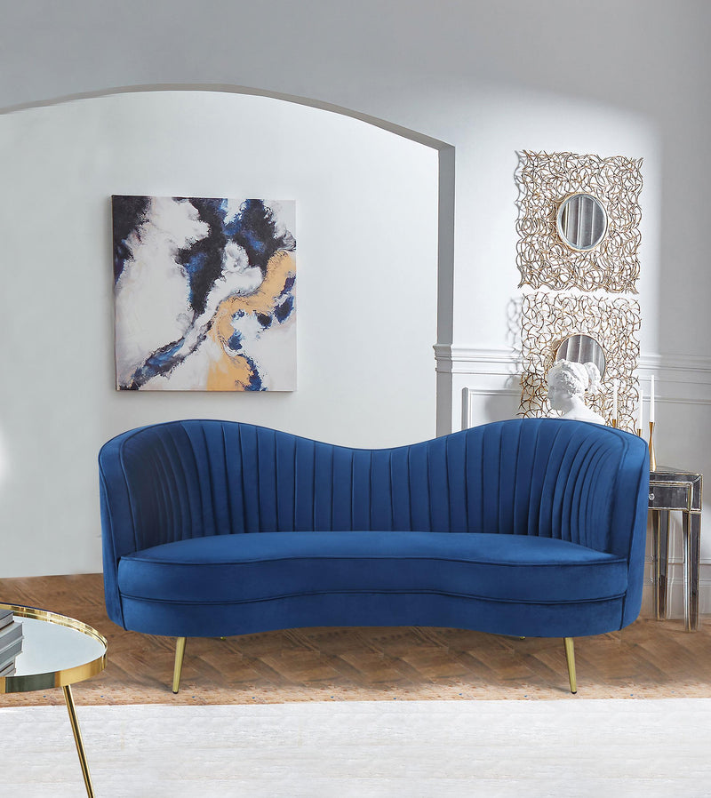 Sophia Upholstered Channel Tufted Loveseat