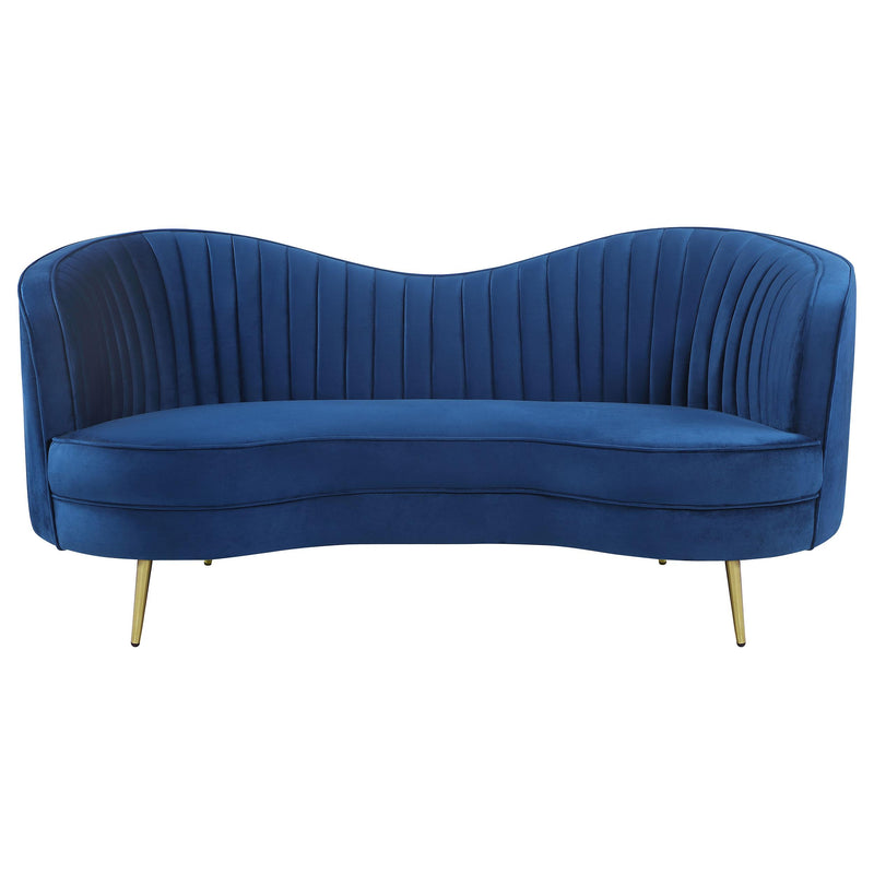 Sophia Upholstered Channel Tufted Loveseat