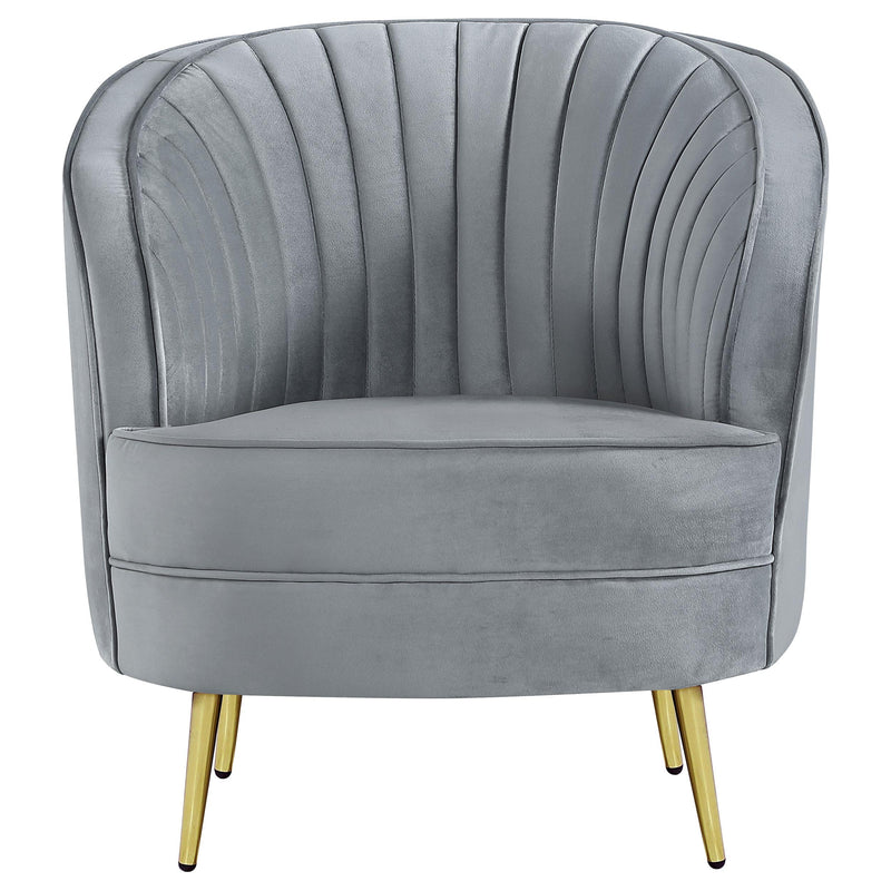 Sophia 3-piece Upholstered Channel Tufted Sofa Set