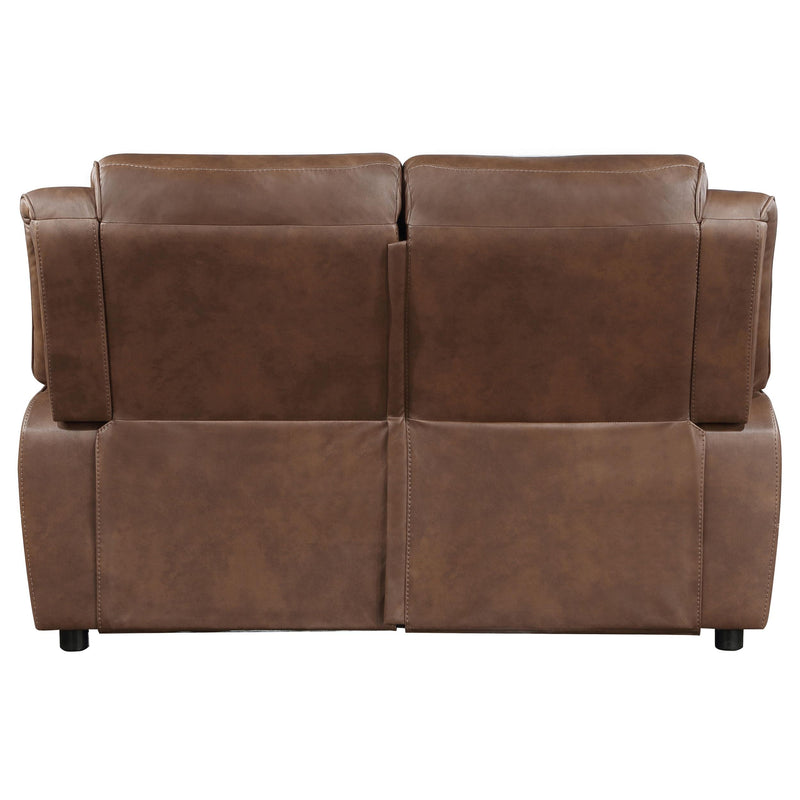 Ellington Upholstered Padded Arm Loveseat