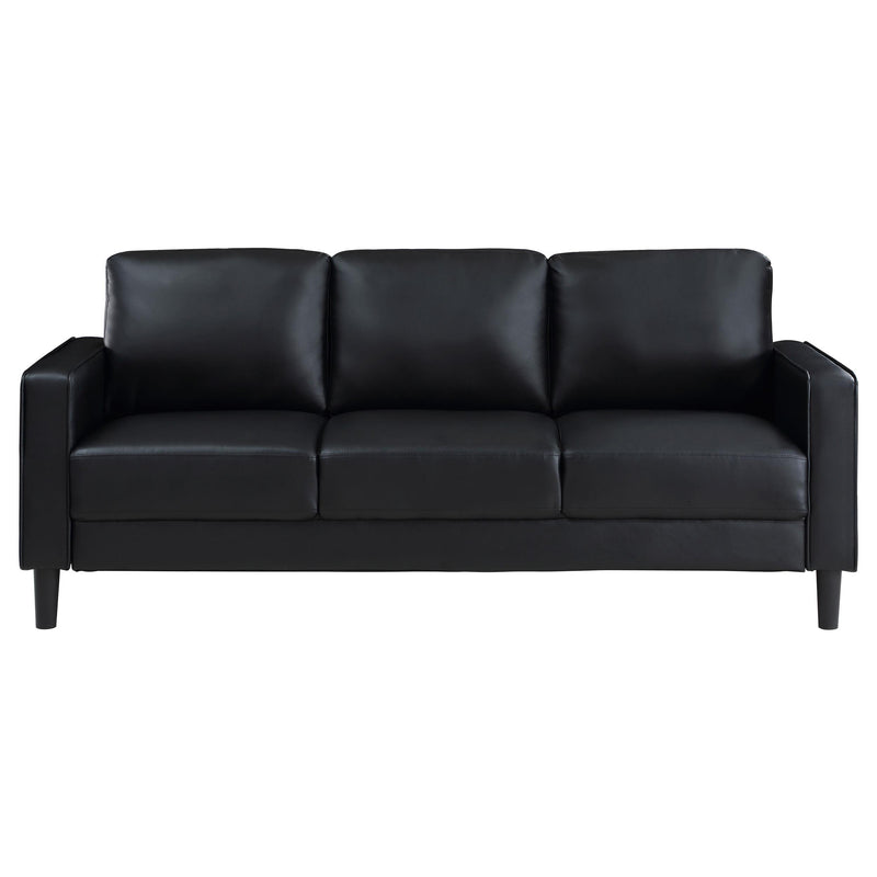 Ruth 2-piece Upholstered Track Arm Sofa Set