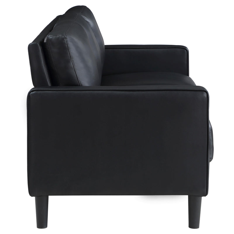 Ruth 2-piece Upholstered Track Arm Sofa Set