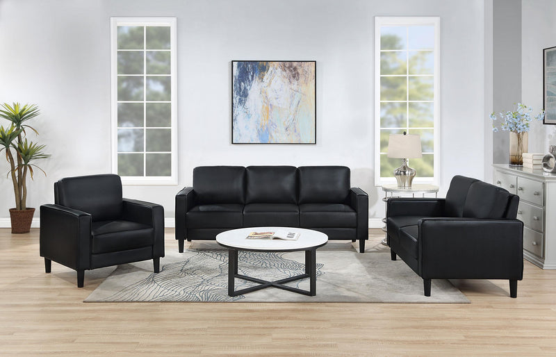Ruth Upholstered Track Arm Accent Chair