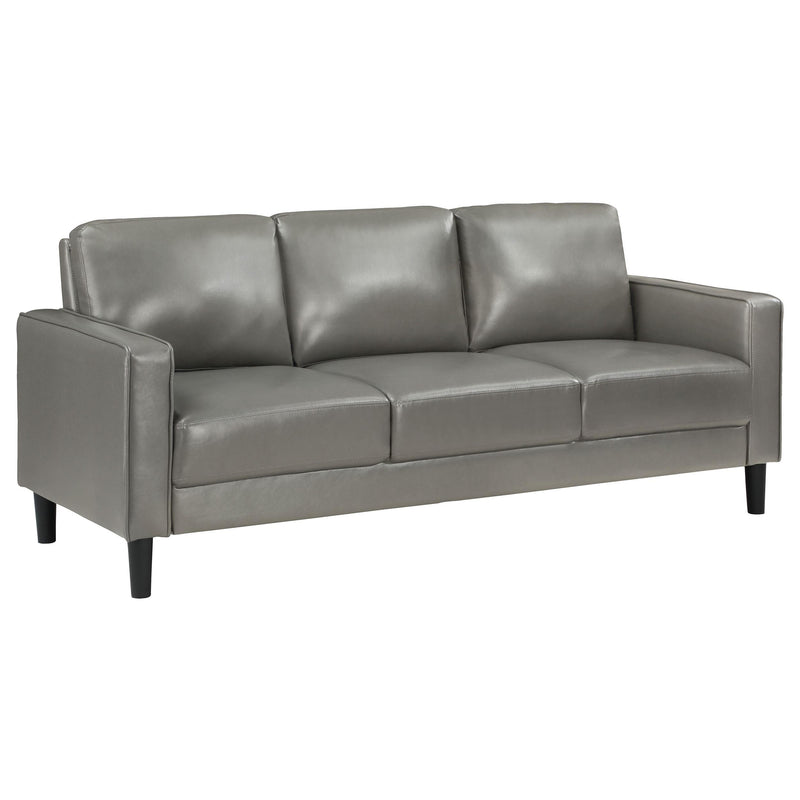 Ruth 2-piece Upholstered Track Arm Sofa Set