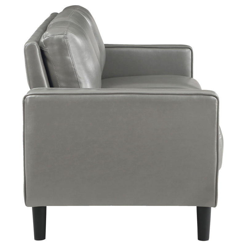 Ruth 2-piece Upholstered Track Arm Sofa Set