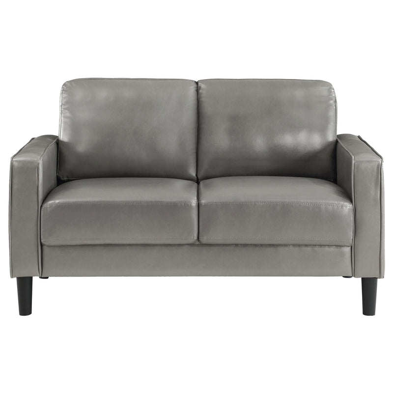 Ruth 2-piece Upholstered Track Arm Sofa Set