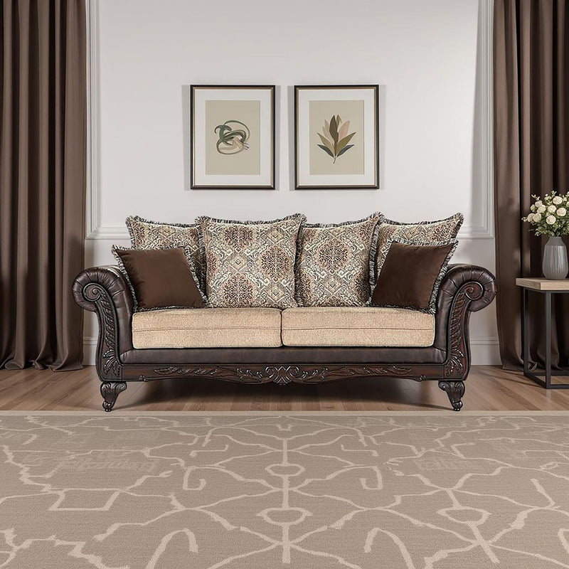 Elmbrook Upholstered Rolled Arm Sofa