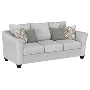 Salizar 3-piece Upholstered Flared Arm Sofa Set Sand - detail 3