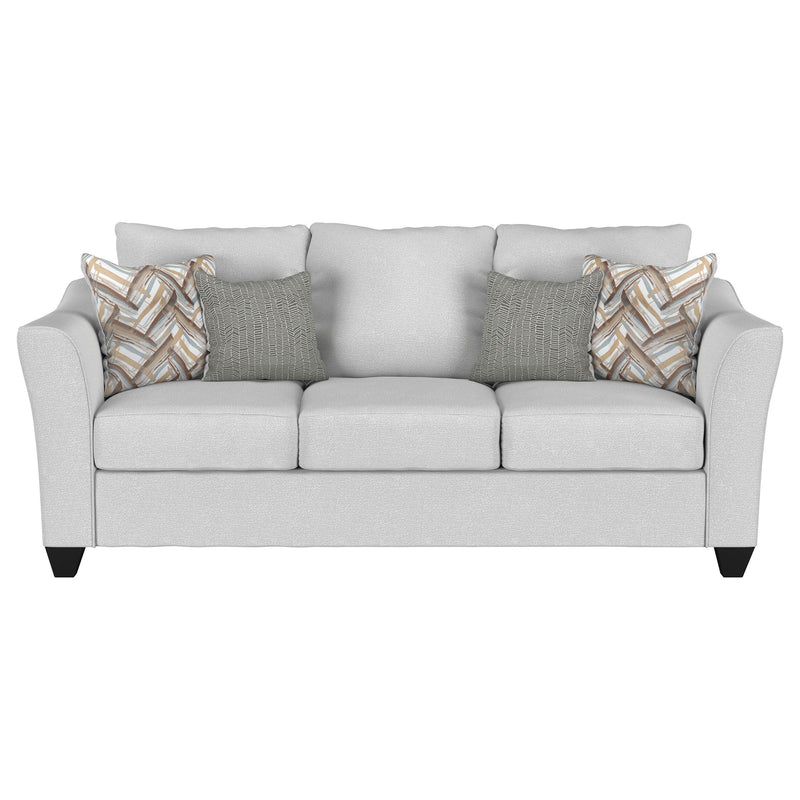 Salizar 3-piece Upholstered Flared Arm Sofa Set Sand - detail 4