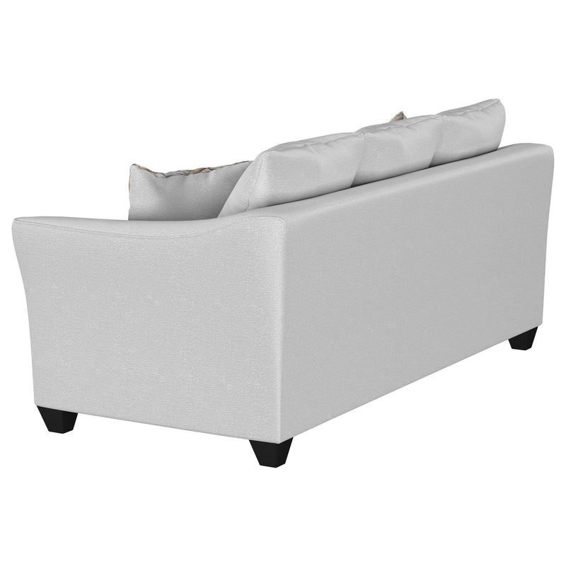 Salizar 3-piece Upholstered Flared Arm Sofa Set Sand - detail 5