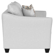 Salizar 3-piece Upholstered Flared Arm Sofa Set Sand - detail 6