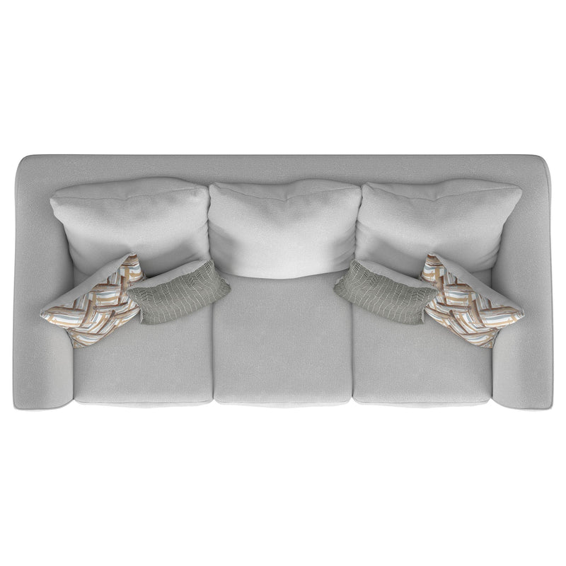 Salizar 3-piece Upholstered Flared Arm Sofa Set Sand - detail 7
