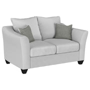 Salizar 3-piece Upholstered Flared Arm Sofa Set Sand - detail 8