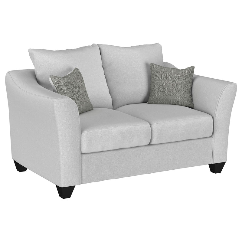 Salizar 3-piece Upholstered Flared Arm Sofa Set Sand - detail 8