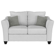 Salizar 3-piece Upholstered Flared Arm Sofa Set Sand - detail 9