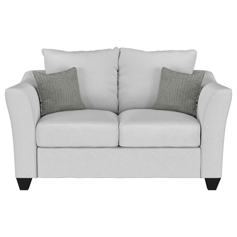 Salizar 3-piece Upholstered Flared Arm Sofa Set Sand - detail 9