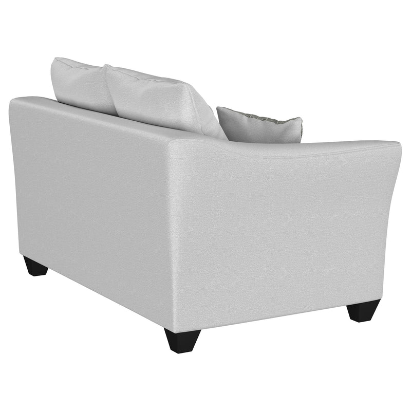 Salizar Upholstered Flared Arm Loveseat