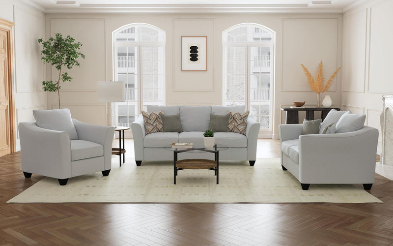 Salizar Upholstered Flared Arm Loveseat