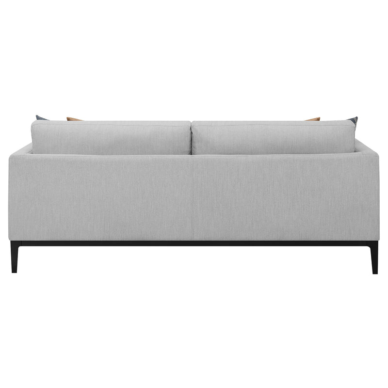 Apperson Upholstered Track Arm Sofa Light Grey - detail 7