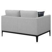 Apperson Upholstered Track Arm Loveseat Light Grey - detail 8