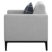 Apperson Upholstered Track Arm Accent Chair Light Grey - detail 5