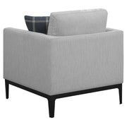 Apperson Upholstered Track Arm Accent Chair Light Grey - detail 6