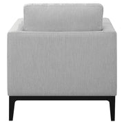 Apperson Upholstered Track Arm Accent Chair Light Grey - detail 7