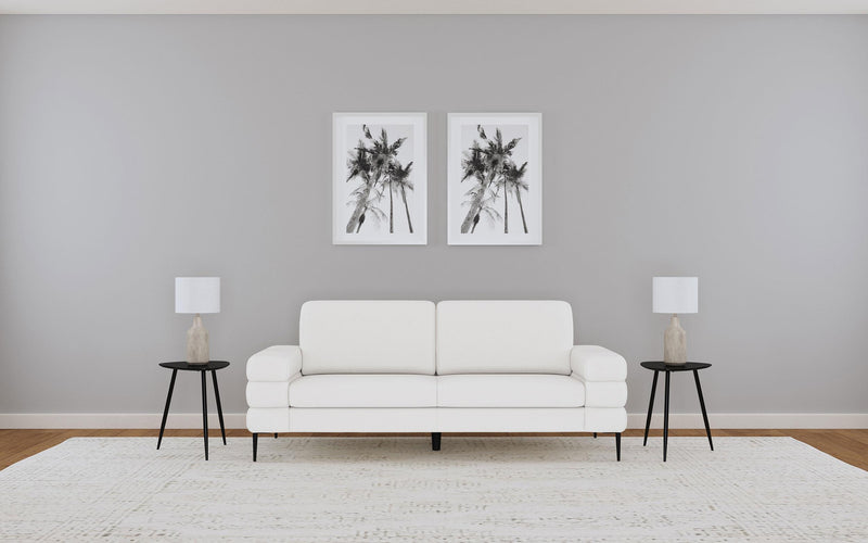Jessel Chenille Upholstered Track Arm Sofa