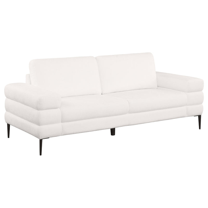 Jessel Chenille Upholstered Track Arm Sofa