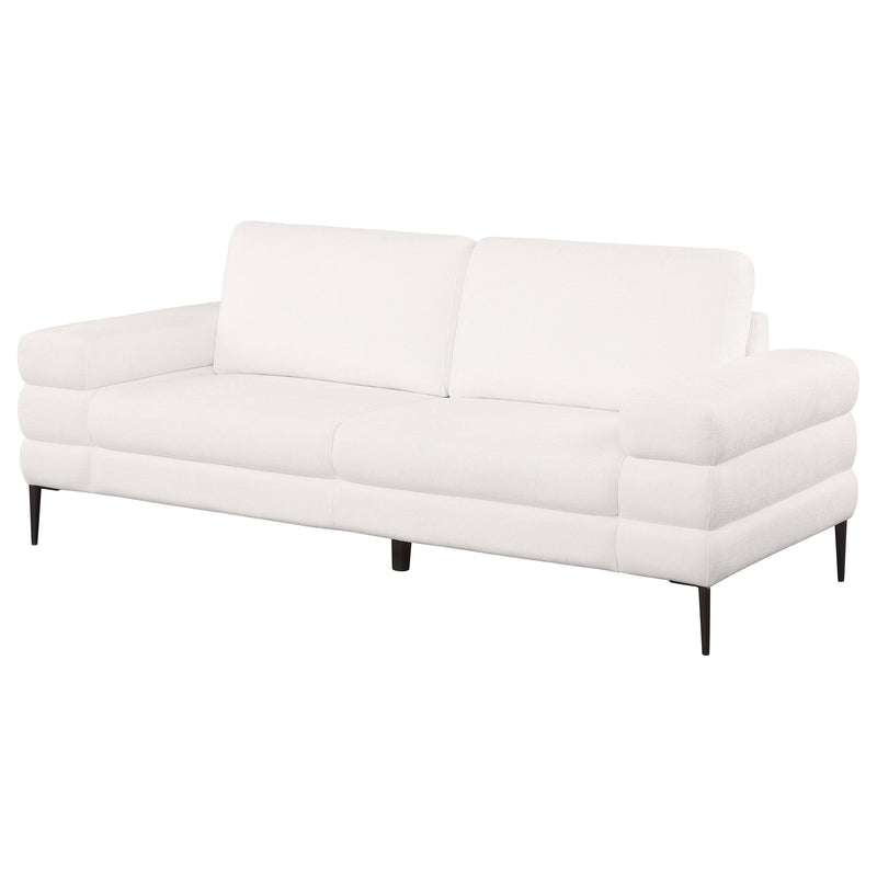 Jessel Chenille Upholstered Track Arm Sofa