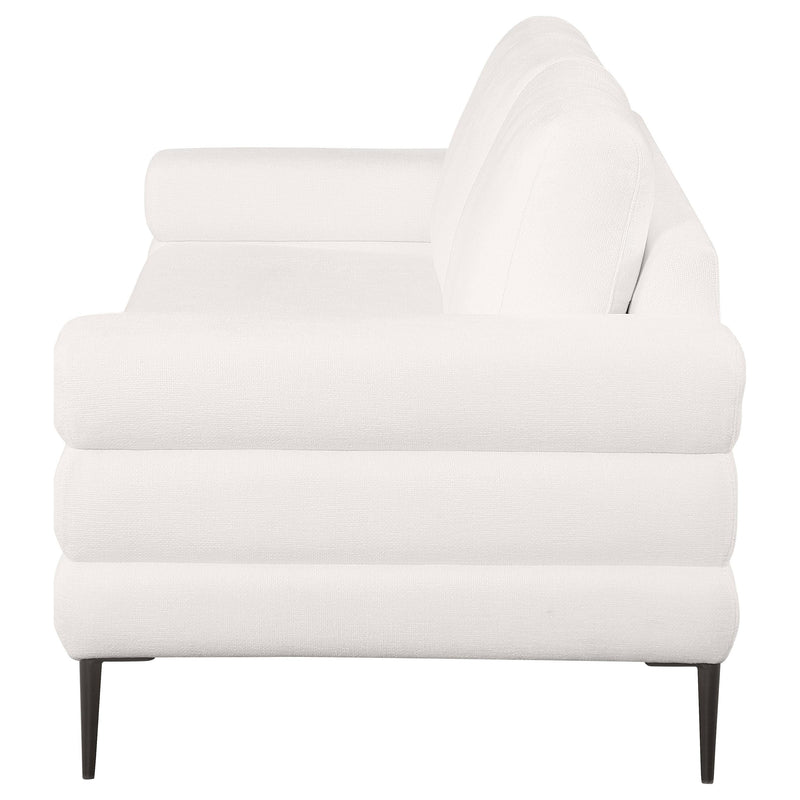 Jessel Chenille Upholstered Track Arm Sofa