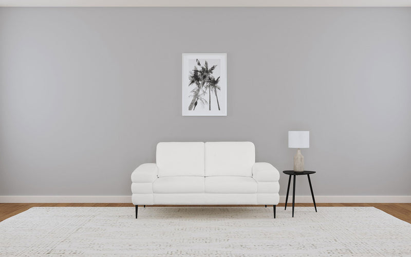 Jessel Chenille Upholstered Track Arm Loveseat