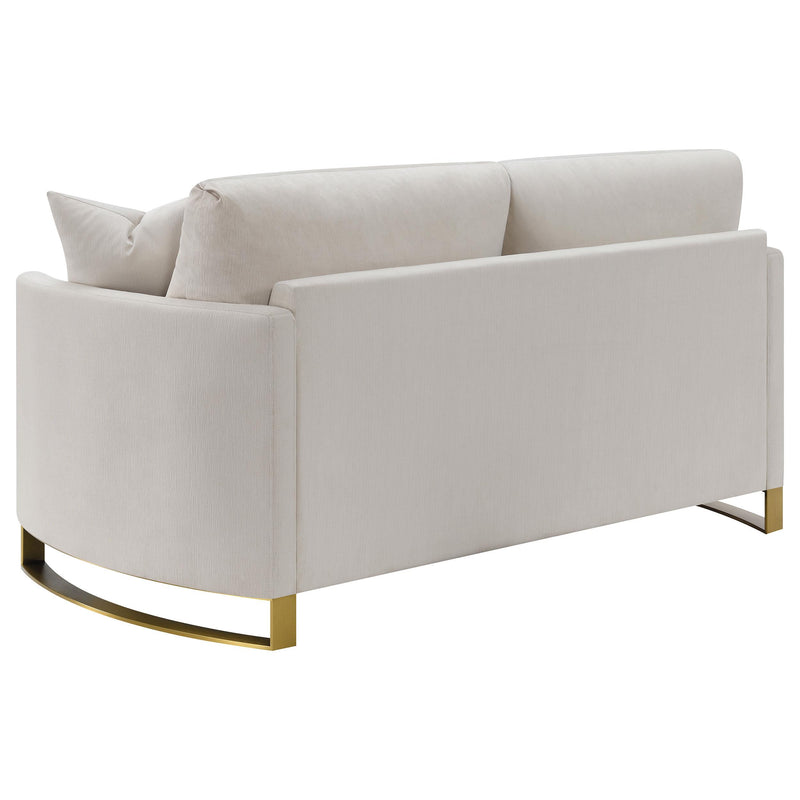 Corliss 3-piece Upholstered Arched Arm Sofa Set