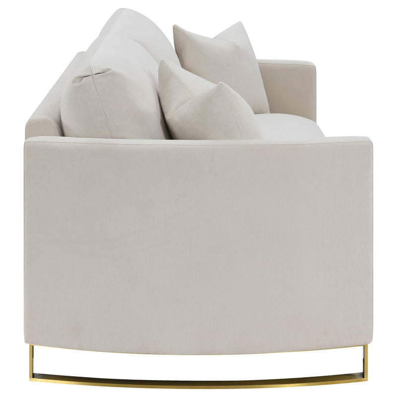 Corliss Upholstered Curved Track Arm Sofa