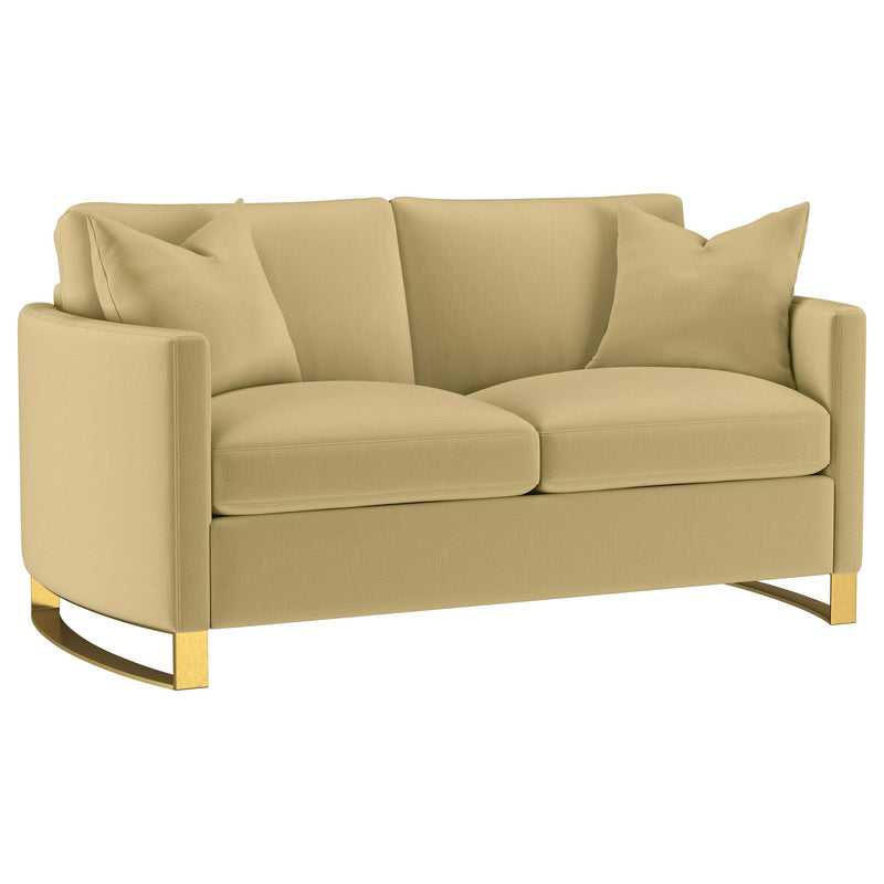 Corliss 3-piece Velvet Upholstered Sofa Set