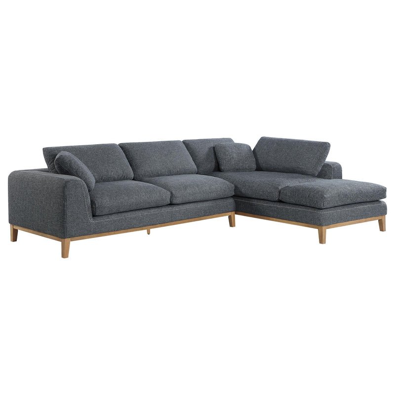 Persia Upholstered Track Arm Sectional Sofa