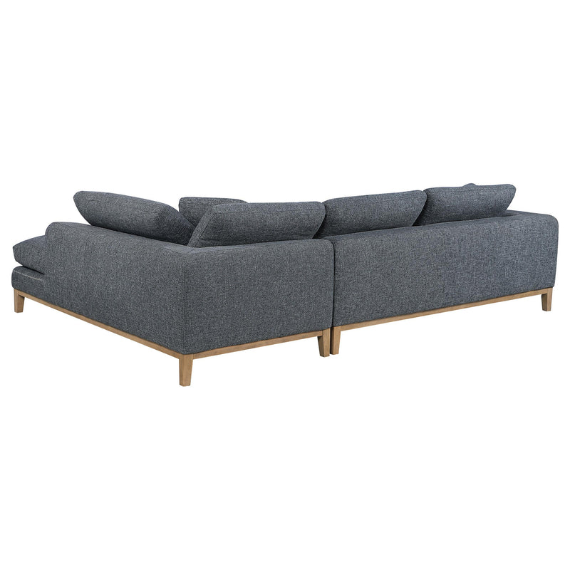 Persia Upholstered Track Arm Sectional Sofa